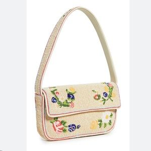 COPY - Staud Tommy Beaded Bag Cream Floral